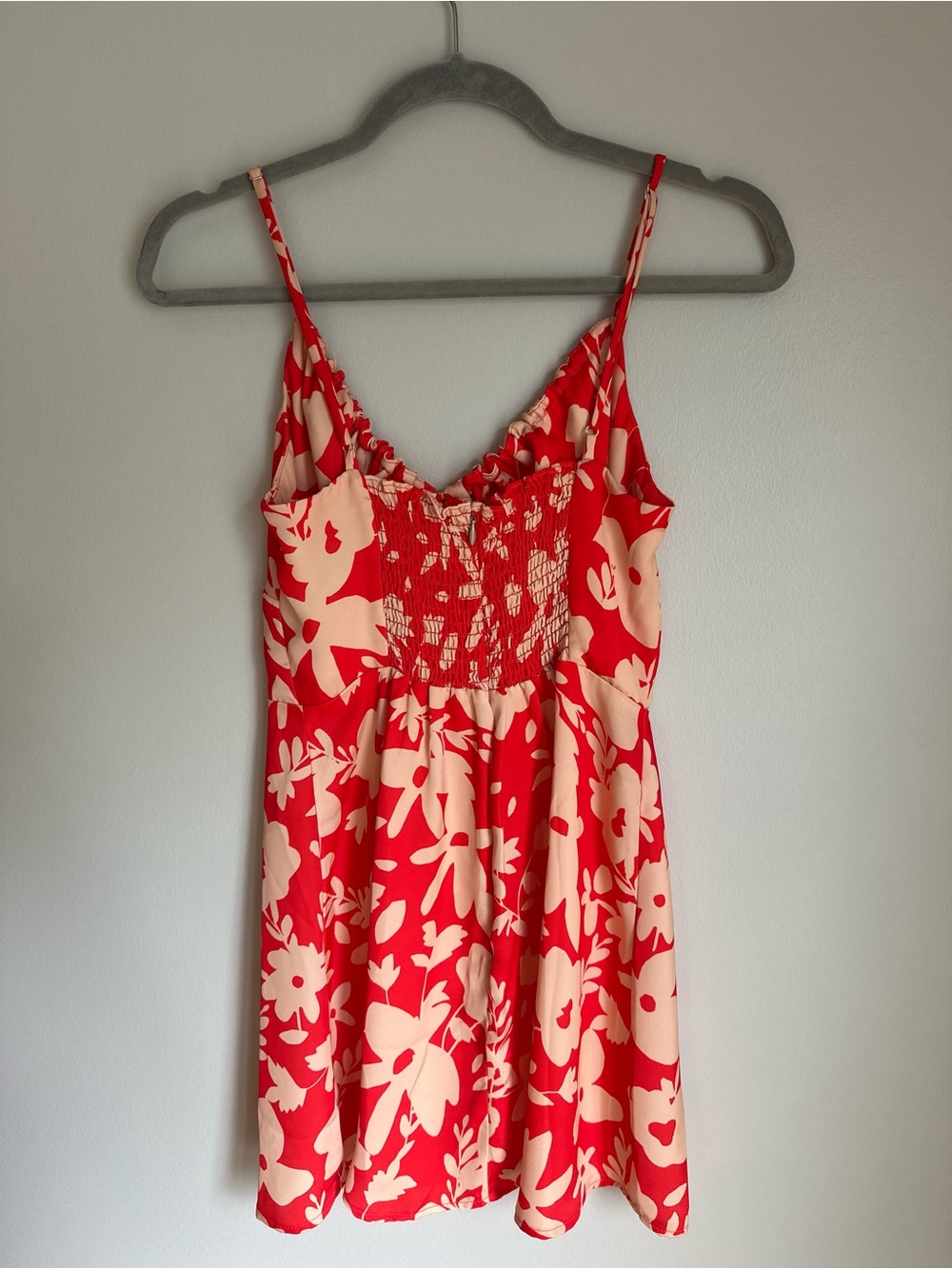 RESA Women’s Juniper Dress Frida Floral Print Red Tan Beige Size Small - Picture 4 of 8